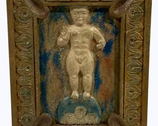 4093 - Carved Wooden Wall Art 15 x 11.5
