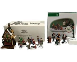4159 - 2 Dept 56 Figures w/ boxes
