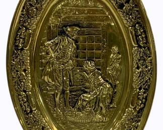 4163 - Brass Wall Art - 15.5 x 11
