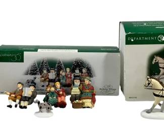 4170 - 3 Dept 56 Figures w/ boxes
