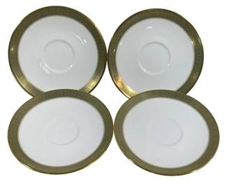 2382 - 4 Royal Doulton Belvedere Saucers 6"
