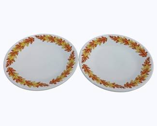 2497 - 2 Fiesta 9" Leaf Plates

