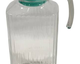 1797 - Martha Stewart Glass Pitcher 10"
