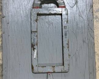 6301 - Painted Wooden Art
