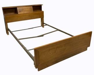 6312 - Johnson Carper Bookcase Headboard Bed full size 37 x 57.5 x 94
