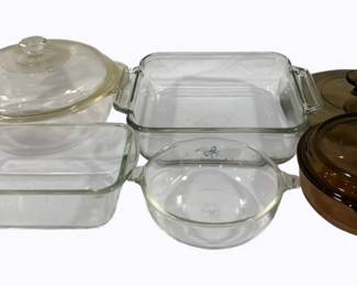 4211 - Lot of Assorted Glass Bakeware

