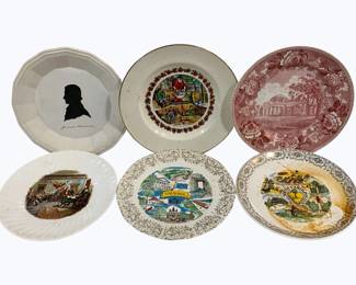 2276x - 6 Collector's Plates - 8.5" round
