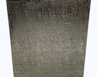 2910 - Metal Vase - 10" tall
