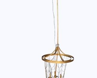 6097 - Hanging Fixture, as is, 31" as-is electric/electronic/mechanical item - no guarantee all components, untested
