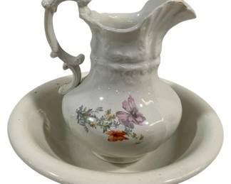 2482 - Washbowl & Pitcher Set 16 x 15
