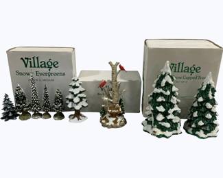 4089x - 3 Dept 56 Village Figures in Boxes
