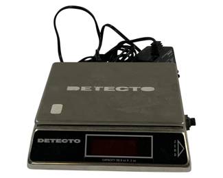 2432 - Detecto Scale 2.5 x 8 x 7.5 used as-is electric/electronic/mechanical item - no guarantee all components, untested
