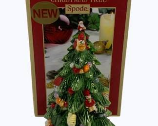 4065x - Spode Christmas Tree Candy Box w/ box 5.75"

