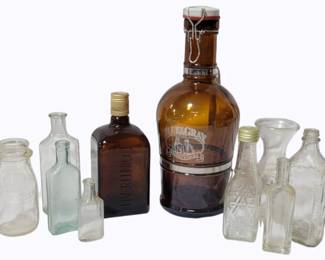 310 - Lot of Assorted Glass Bottles
