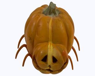 2167 - Lighted Pumpkin Spider - 10 x 9 x 12 used as-is electric/electronic/mechanical item - no guarantee all components, untested
