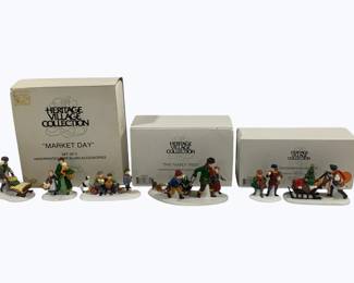4146 - 3 Dept 56 Figures w/ boxes
