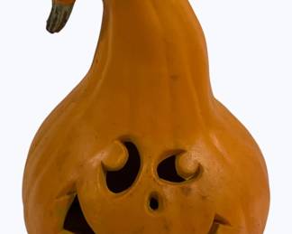 2169 - Lighted Pumpkin Gourd Decoration - 13 x 9 used as-is electric/electronic/mechanical item - no guarantee all components, untested
