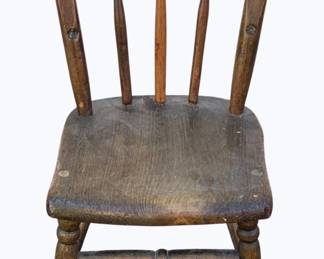 3551 - Wood Child's Chair - 21 x 13 x 13
