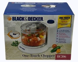 4120 - Black & Decker One-Touch Chopper in Box
