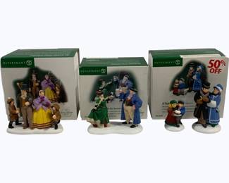 4094x - 3 Dept 56 Figures w/ Boxes
