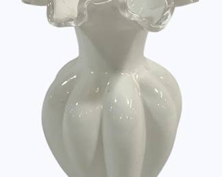 4010 - Fenton Silvercrest Vase 6"
