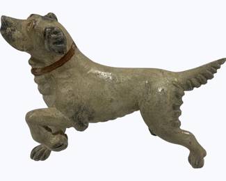 4103 - Carved Pointer Dog Figure 15 x 19 x 5
