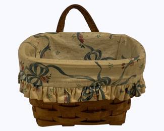 4042x - 1992 Longaberger Basket w/ Liner 6 x 4 x 4
