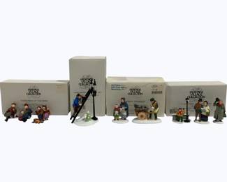 4048x - 4 Dept 56 Dickens Village Figures in Boxes
