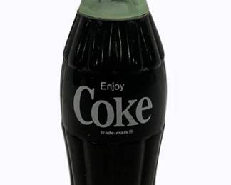 2114 - Coca-Cola Bottle Radio - 8" tall used as-is electric/electronic/mechanical item - no guarantee all components, untested
