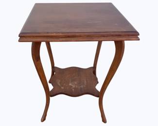 3554 - Antique 2-Tier Side Table 24 x 30 x 24
