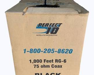 7418 - Roll Coax Cable in Box, some removed
