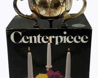4084x - Leonard Silver Plated Centerpiece in box 8 x 5