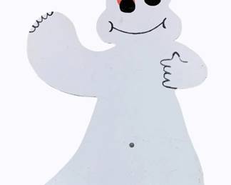 2110 - Wood Ghost Decoration - 44" tall
