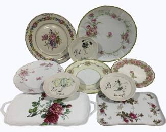 4024 - Assorted Plates & Dishes
