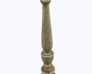 4081 - 27" Tall Carved Candle Pricket
