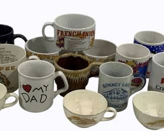 2058 - Lot of Assorted Mugs
