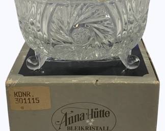 4067x - Anna Hutte Crystal Bowl w/ Box 6"
