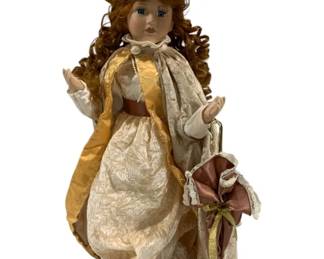 387 - Animatronic Doll - 20" tall used as-is electric/electronic/mechanical item - no guarantee all components, untested
