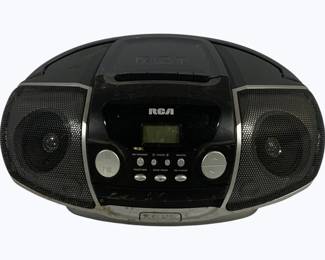 4050 - RCA AM/FM/CD/Cassette Radio 7 x 15 x 10 as-is electric/electronic item, no guarantee all components are present, untested.
