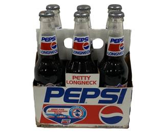 2251 - Richard Petty 6 Pack Pepsi Bottles, Unopened
