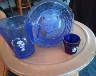 Set of Shirley Te,please colbalt