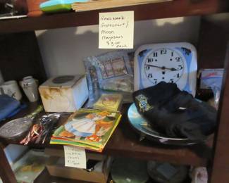 Children's records, fishing lures and line, Navy collectibles