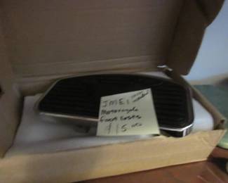 Motorcycle foot rests (never installed)