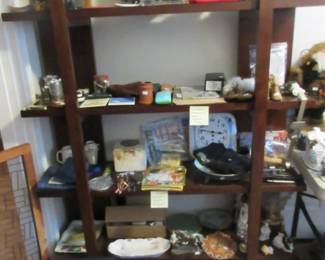 Art supplies, motorcycle foot rests, English Masons apron, cell phones