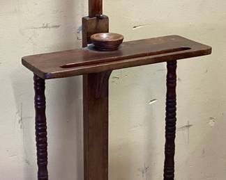 MID CENTURY WOOD VALET STAND NO SHIPPING PICKUP ONLY