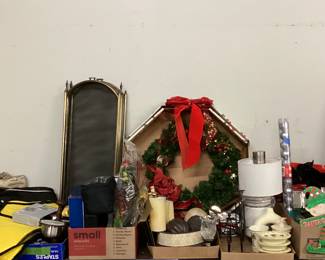 EVERYTHING ON THE TABLE. CHRISTMAS DECOR, HOME DECOR,