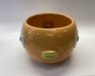 CENTRAL GARDEN WHIMSICAL FISH CERAMIC POT/PLANTER 5.5 TALL BY 9.5 LENGTH VERY UNIQUE PLANTER