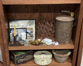 CHOICE SHELF LOT, HOME DECOR, CANDLE STANDS, GLASS, CHINA