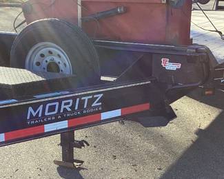 2020 MORITZ FBSH+5 22 20000 3 AXLE VIN: 4wxbf3229j1031924 32ft MORITZ GOOSENECK FLATBED 3 AXLE TRAILER WITH TREATED WOOD DECK IDEAL FOR HAULING LARGE & WIDE CARGO