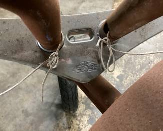 CAROLINA CUSTOM RIGID ROLLING CHASSIS w REAR AVON 18in TIRE 250/40R18 & FRONT AVON 21in TIRE 90/90H21